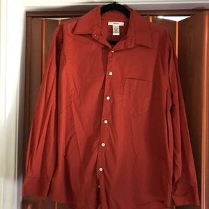 Medium Merona Button Up Long sleeved Plaid Shirt